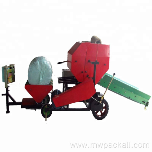 round hay balers price /silage packing machine